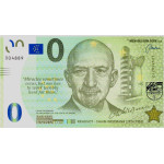 0 Euro biljet Rehovot Chaim Weizmann